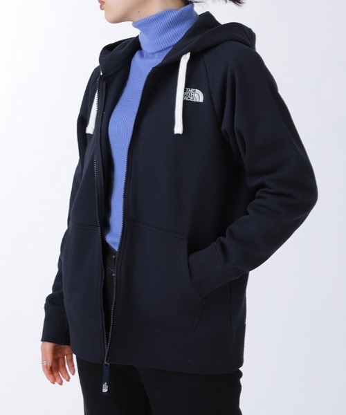 THE NORTH FACE（ザノースフェイス）の「THE NORTH FACE Rearview Full Zip Hoodie NTW12340（パーカー・レディース・グレー/ネイビー/オレンジ/ブラウン/オフホワイト・MEDIUM/X-LARGE/LARGE）」の4枚目の写真