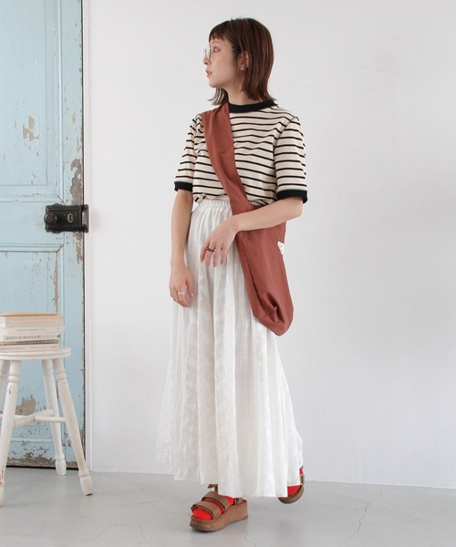 Crisp(クリスプ)の「レースパッチワークスカート(スカート・レディース・ホワイト/ブラック・FREE)」の16枚目の写真