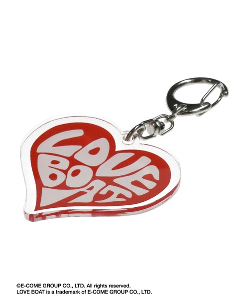 Green　Parks（グリーンパークス）の「■LOVE BOAT アクリルキーホルダー（キーホルダー・レディース・ブラック/レッド・S）」の5枚目の写真