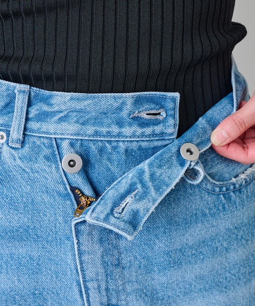 GALLARDAGALANTE（ガリャルダガランテ）の「デニムミニスカート（デニムスカート・レディース・サックスブルー・0/1）」の12枚目の写真