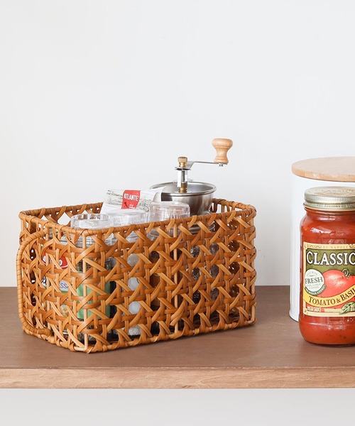 TIMELESS COMFORT（タイムレスコンフォート）の「UTILE(ユティル)オクタ キッチンストッカーバスケット（収納グッズ・レディース・ブラウン・ONE SIZE）」の2枚目の写真