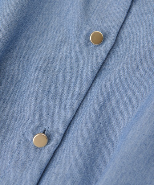 un dix cors（アンディコール）の「ウエストタックワンピース（ワンピース・レディース・ブラック/ベージュ/ブルー・FREE）」の12枚目の写真