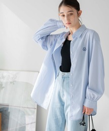 WEGO | WEGO/【セットアップ対応】ロゴ刺繍ボリュームスリーブシャツ(シャツ/ブラウス)