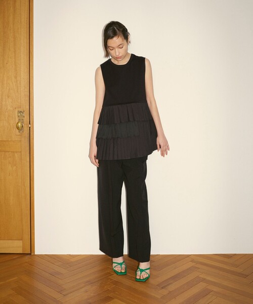 Ray BEAMS（レイビームス）の「RBS / ノット ヒール サンダル（サンダル・レディース・ブラック/グリーン・38/39/36/37）」の3枚目の写真