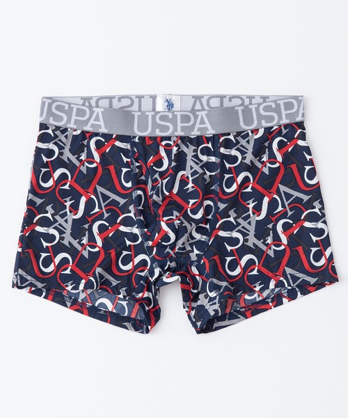 U.S. POLO ASSN.(ユーエスポロアッスン)の「【U.S.POLO ASSN./ユーエスポロアッスン】ボクサーパンツ ワンポイントブランドロゴ 総柄(ボクサーパンツ・メンズ・ピンク/ブルー/スカイブルー/ネイビー/オレンジ/グリーン/ベージュ/チャコールグレー/ホワイト/レッド/グレー/ブラック・LARGE/MEDIUM/X-LARGE)」の8枚目の写真