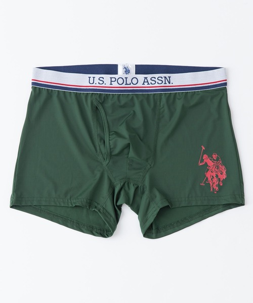 U.S. POLO ASSN.(ユーエスポロアッスン)の「【U.S.POLO ASSN./ユーエスポロアッスン】ボクサーパンツ ワンポイントブランドロゴ 総柄(ボクサーパンツ・メンズ・ピンク/ブルー/スカイブルー/ネイビー/オレンジ/グリーン/ベージュ/チャコールグレー/ホワイト/レッド/グレー/ブラック・LARGE/MEDIUM/X-LARGE)」の7枚目の写真