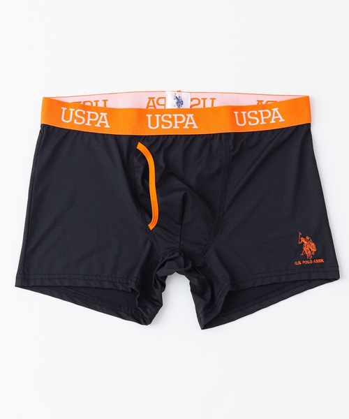 U.S. POLO ASSN.(ユーエスポロアッスン)の「【U.S.POLO ASSN./ユーエスポロアッスン】ボクサーパンツ ワンポイントブランドロゴ 総柄(ボクサーパンツ・メンズ・ピンク/ブルー/スカイブルー/ネイビー/オレンジ/グリーン/ベージュ/チャコールグレー/ホワイト/レッド/グレー/ブラック・LARGE/MEDIUM/X-LARGE)」の3枚目の写真