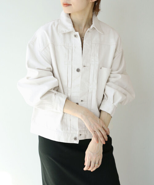 L’ATELIER DENIME D’ IENA イエナ ホワイトデニムJK LIEN デニムジャケット（デニムジャケット）｜IENA（イエナ）の