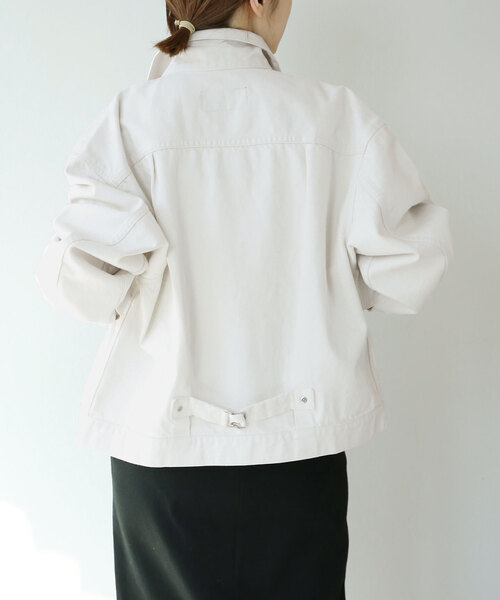 IENA（イエナ）の「LIEN デニムジャケット（デニムジャケット・レディース・ホワイト/ブルー系その他・36/38）」の11枚目の写真