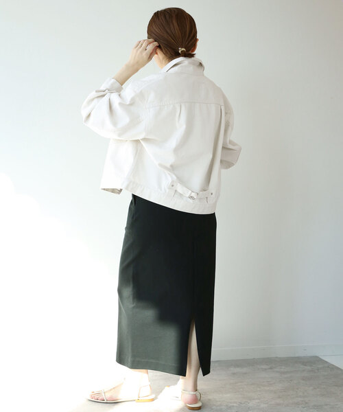 IENA（イエナ）の「LIEN デニムジャケット（デニムジャケット・レディース・ホワイト/ブルー系その他・36/38）」の13枚目の写真