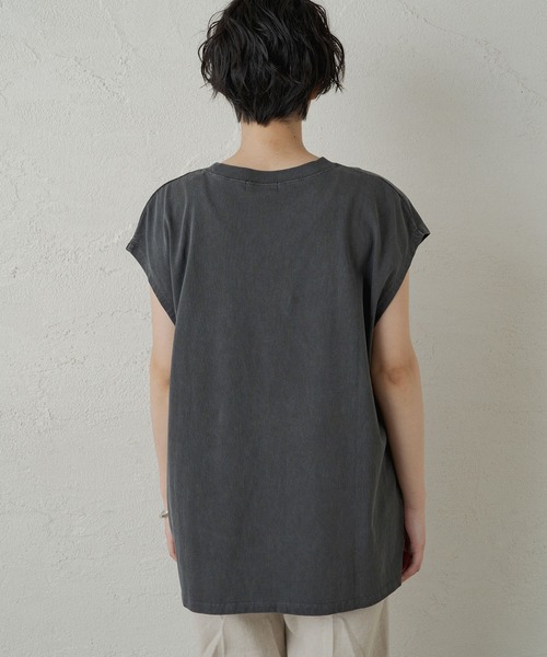 LOUNGEDRESS（ラウンジドレス）の「別注【GOODROCKSPEED/グッドロックスピード】 フレンチロックT（Tシャツ/カットソー・レディース・ブラック/オフホワイト・FREE）」の16枚目の写真