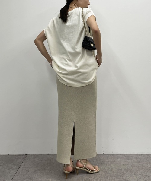 LOUNGEDRESS（ラウンジドレス）の「別注【GOODROCKSPEED/グッドロックスピード】 フレンチロックT（Tシャツ/カットソー・レディース・ブラック/オフホワイト・FREE）」の22枚目の写真