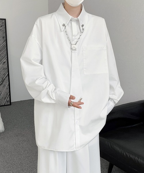 FVLMEN（フルメン）の「【FVLMEN】chain tie longsleeve shirt