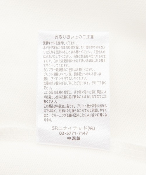 A4A（エーフォーエー）の「A4A/エーフォーエー/PECPK FLOWER ショートスリーブTシャツ（Tシャツ/カットソー・レディース・ブラック/ホワイト・F）」の12枚目の写真