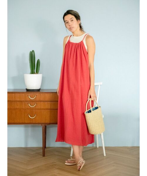 Ungrid（アングリッド）の「ペーパー編みサークルバッグ（かごバッグ・レディース・ベージュ/ブラウン・FREE）」の14枚目の写真