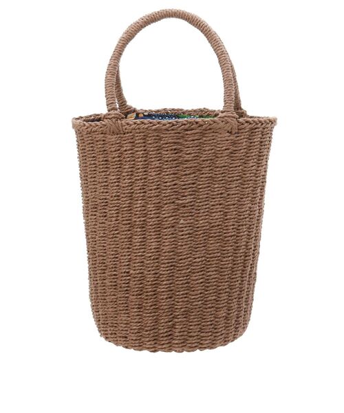 Ungrid（アングリッド）の「ペーパー編みサークルバッグ（かごバッグ・レディース・ベージュ/ブラウン・FREE）」の15枚目の写真