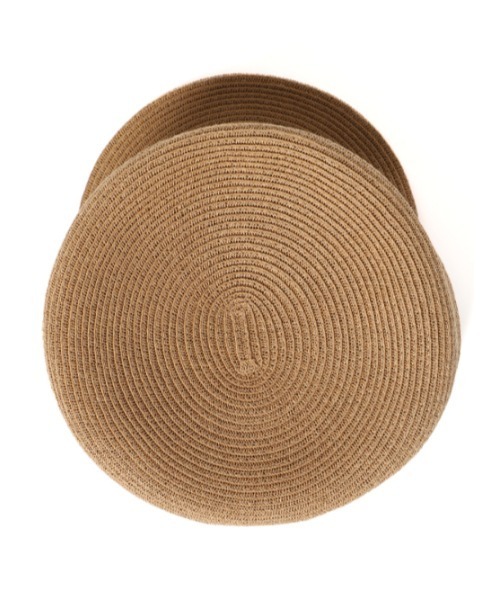 ACYM（アシーム）の「Paper tape ribbon キャスケット（キャスケット・レディース・ブラウン/ベージュ・FREE）」の8枚目の写真