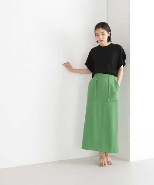 NATURAL BEAUTY BASIC（ナチュラルビューティーベーシック）の「◇フレアスリーブニット（ニット/セーター・レディース・ブラック/ホワイト系その他/ダークオレンジ・FREE）」の14枚目の写真