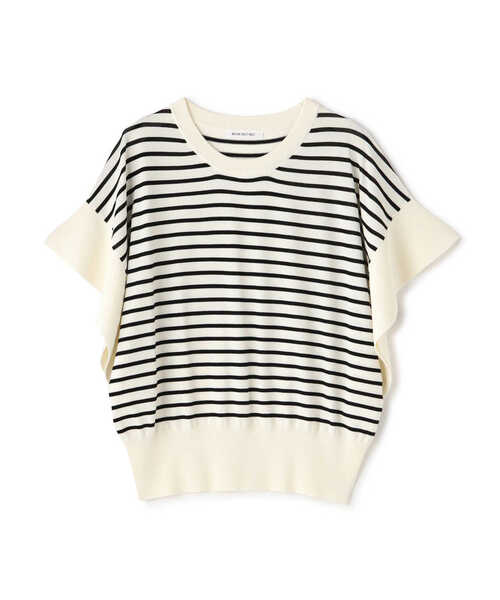 NATURAL BEAUTY BASIC（ナチュラルビューティーベーシック）の「◇フレアスリーブニット（ニット/セーター・レディース・ブラック/ホワイト系その他/ダークオレンジ・FREE）」の16枚目の写真