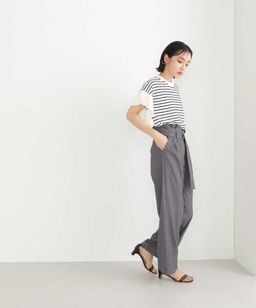 NATURAL BEAUTY BASIC（ナチュラルビューティーベーシック）の「◇フレアスリーブニット（ニット/セーター・レディース・ブラック/ホワイト系その他/ダークオレンジ・FREE）」の20枚目の写真