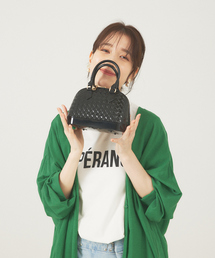 Abahouse Devinette | 【Avancer】メッシュ編み2WAYミニハンドバッグ(ボストンバッグ)