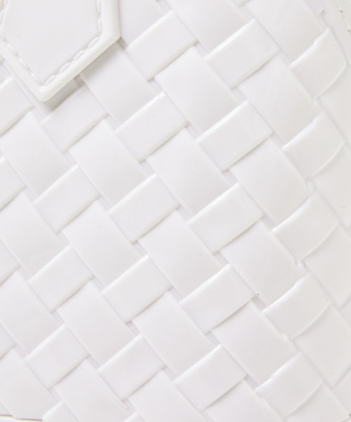 Abahouse Devinette（ドゥヴィネット）の「【Avancer】メッシュ編み2WAYミニハンドバッグ（ボストンバッグ・レディース・ブラック/ホワイト/グリーン・フリー）」の13枚目の写真