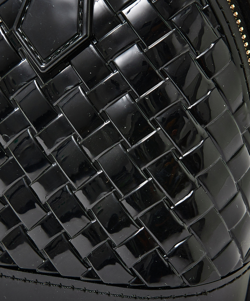 Abahouse Devinette（ドゥヴィネット）の「【Avancer】メッシュ編み2WAYミニハンドバッグ（ボストンバッグ・レディース・ブラック/ホワイト/グリーン・フリー）」の15枚目の写真