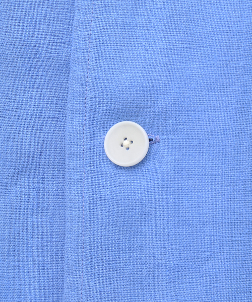 mii(ミー)の「【mii for LA BOUCLE】別注 マドラス パッチワーク カンタ リネン 半袖 シャツ(シャツ/ブラウス・メンズ・グリーン/ブラウン/サックスブルー・LARGE/MEDIUM)」の18枚目の写真
