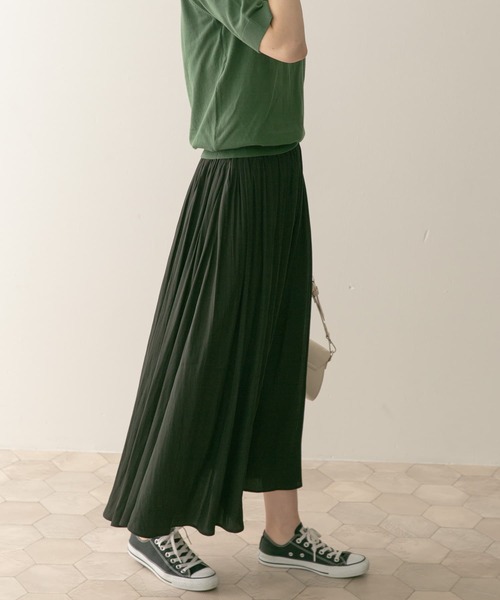 URBAN RESEARCH DOORS（アーバンリサーチドアーズ）の「カッセンギャザーロングスカート（スカート・レディース・ブラック/グレー系その他・MEDIUM）」の22枚目の写真