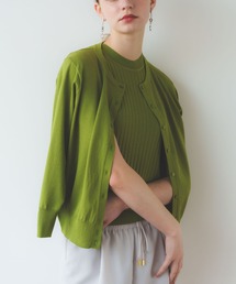 YECCA VECCA | クルーネック7分袖カーディガン(カーディガン/ボレロ)