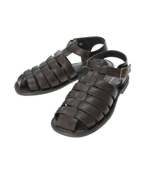 Samansa Mos2（サマンサ モスモス）の「オブリークトゥグルカサンダル（サンダル・レディース・ブラック/ブラウン・LARGE/MEDIUM）」の22枚目の写真
