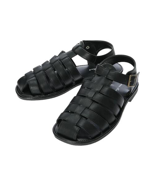 Samansa Mos2（サマンサ モスモス）の「オブリークトゥグルカサンダル（サンダル・レディース・ブラック/ブラウン・LARGE/MEDIUM）」の9枚目の写真