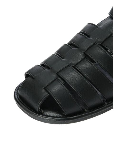 Samansa Mos2（サマンサ モスモス）の「オブリークトゥグルカサンダル（サンダル・レディース・ブラック/ブラウン・LARGE/MEDIUM）」の12枚目の写真