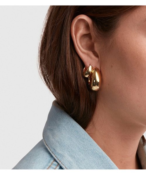 TOM WOOD スモール ゴールド 両耳ピアス 925 18K TOM WOOD（トムウッド）の「【TOMWOOD】Ice Hoop Small Gold