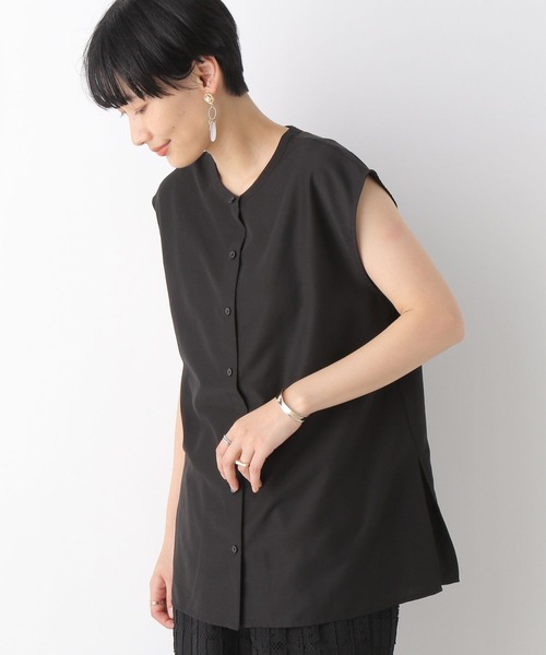 LEPSIM(レプシィム)の「3WAYケープライクブラウス 194168(シャツ/ブラウス・レディース・ブラック/オフホワイト/ライトブルー・FREE)」の8枚目の写真