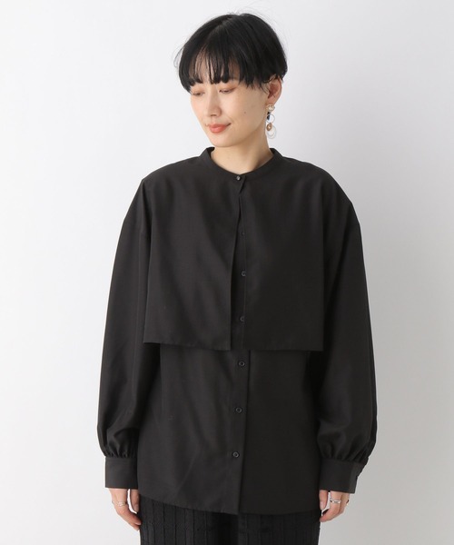 LEPSIM(レプシィム)の「3WAYケープライクブラウス 194168(シャツ/ブラウス・レディース・ブラック/オフホワイト/ライトブルー・FREE)」の17枚目の写真