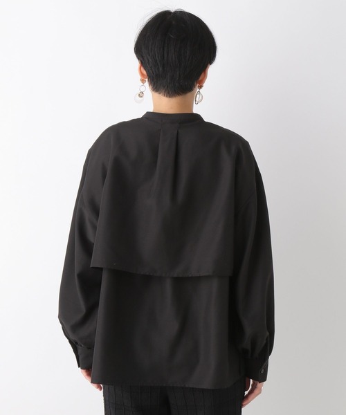 LEPSIM(レプシィム)の「3WAYケープライクブラウス 194168(シャツ/ブラウス・レディース・ブラック/オフホワイト/ライトブルー・FREE)」の9枚目の写真