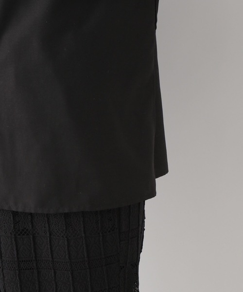 LEPSIM(レプシィム)の「3WAYケープライクブラウス 194168(シャツ/ブラウス・レディース・ブラック/オフホワイト/ライトブルー・FREE)」の6枚目の写真