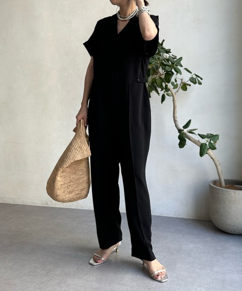 DouDou（ドゥドゥ）の「【WEB限定】マニッシュジャンプスーツ（つなぎ  