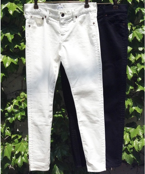 TODAYFUL（トゥデイフル）の「Mason'sデニム（デニムパンツ・レディース・ブラック/オフホワイト・26inch/24inch/25inch/23inch）」の3枚目の写真