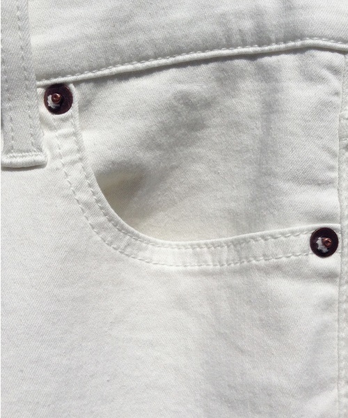 TODAYFUL（トゥデイフル）の「Mason'sデニム（デニムパンツ・レディース・ブラック/オフホワイト・26inch/24inch/25inch/23inch）」の6枚目の写真