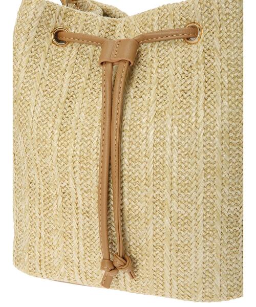 Lugnoncure（ルノンキュール）の「バンブーハンドル雑材バッグ（ハンドバッグ・レディース・オフホワイト/ブラウン・ﾌﾘ-）」の12枚目の写真