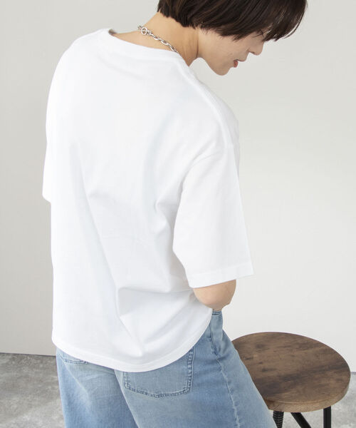 Rie Miller(リエミラー)の「オリジナルプリントTシャツ(Tシャツ/カットソー・レディース・ホワイト系その他6/ベージュ系その他5/ホワイト系その他5/ホワイト系その他4・38)」の17枚目の写真
