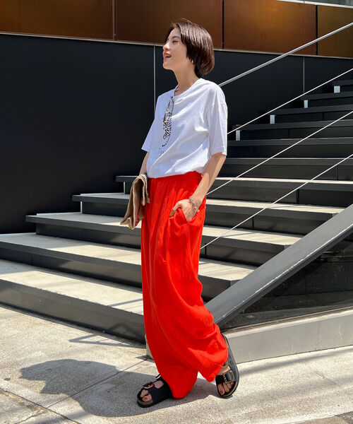 Rie Miller(リエミラー)の「オリジナルプリントTシャツ(Tシャツ/カットソー・レディース・ホワイト系その他6/ベージュ系その他5/ホワイト系その他5/ホワイト系その他4・38)」の20枚目の写真