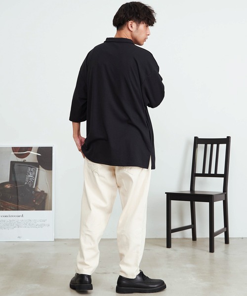 SILVER BULLET（シルバーバレット）の「『SILVER BULLET SELECT AP/シルバーバレットセレクト』ハーフZIPスタンドポンチ半袖シャツ（Tシャツ/カットソー・メンズ・ホワイト/ブラック/チャコールグレー・L/M）」の17枚目の写真