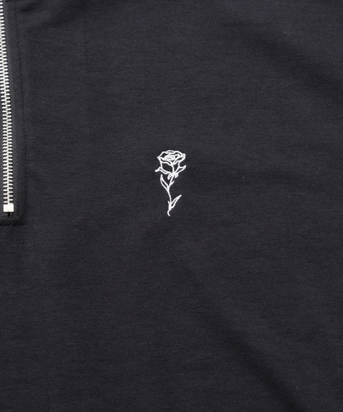 SILVER BULLET（シルバーバレット）の「『SILVER BULLET SELECT AP/シルバーバレットセレクト』ハーフZIPスタンドポンチ半袖シャツ（Tシャツ/カットソー・メンズ・ホワイト/ブラック/チャコールグレー・L/M）」の15枚目の写真