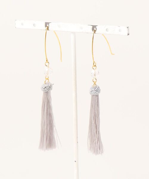 カヤ（カヤ）の「【カヤ】うつろい願いピアス（ピアス（両耳用）・レディース・アクア/その他1/その他2/ライトピンク/グリーン/パープル・FREE）」の6枚目の写真