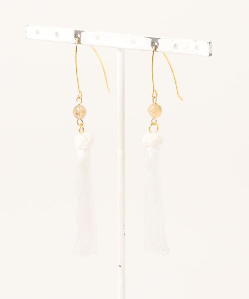 カヤ（カヤ）の「【カヤ】うつろい願いピアス（ピアス（両耳用）・レディース・アクア/その他1/その他2/ライトピンク/グリーン/パープル・FREE）」の10枚目の写真