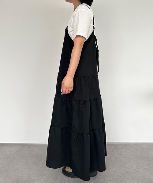 kutir（クティール）の「アソートティアードキャミワンピース（ワンピース・レディース・グリーン/ブラック/ブラック系その他・FREE）」の22枚目の写真