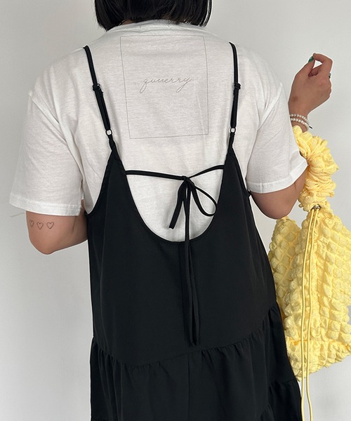 kutir（クティール）の「アソートティアードキャミワンピース（ワンピース・レディース・グリーン/ブラック/ブラック系その他・FREE）」の13枚目の写真